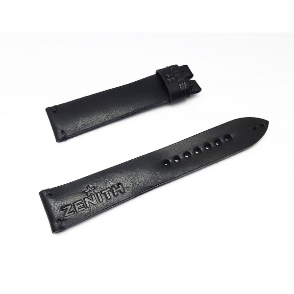 Zenith Respirator Kordon Saat Kayışı Siyah Renk Zenith Watch Strap Watch Band Black Leather New