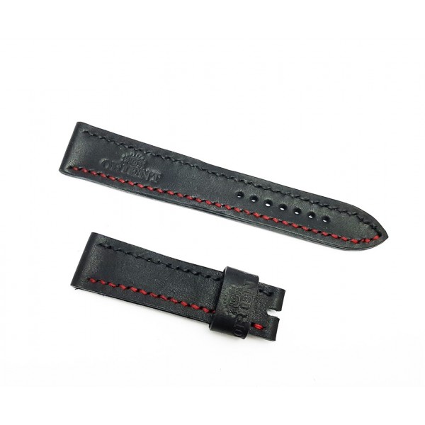 22mm Orient Rally Kordon Siyah Saat Kayışı Watch Strap Watch Band Black Leather New