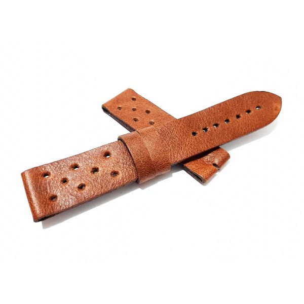 Racing Kordon Saat Kordonu Saat Kayışı Handmade Watch Strap Watch Band Brown Leather New