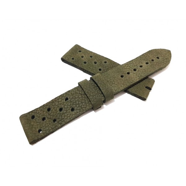 Racing Kordon Saat Kordonu Saat Kayışı Handmade Watch Strap Watch Band Khaki Leather New