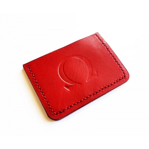 Omega Kartvizitlik Deri Kartvizitlik El Yapımı Deri Handmade Leather Credit Card Holder New