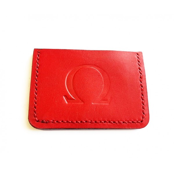 Omega Kartvizitlik Deri Kartvizitlik El Yapımı Deri Handmade Leather Credit Card Holder New