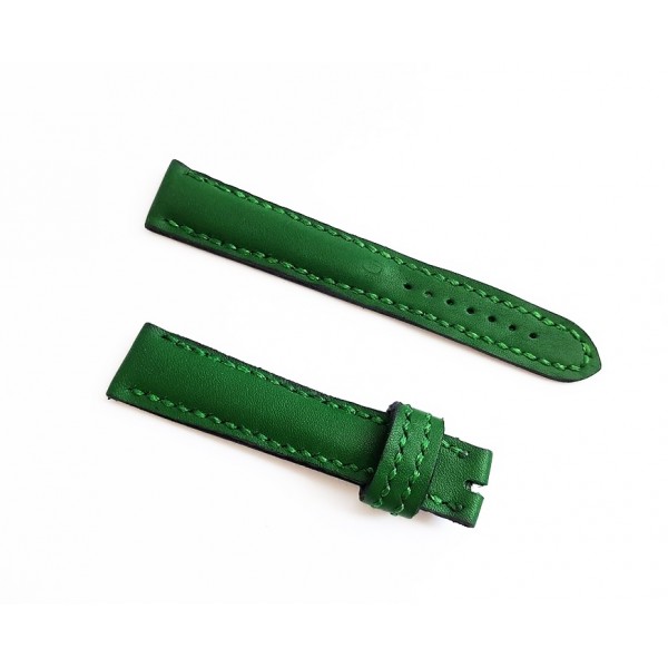 El Yapımı Deri Kordon Petrol Yeşili Saat Kordonu 20mm Handmade Watch Strap Watch Band Green