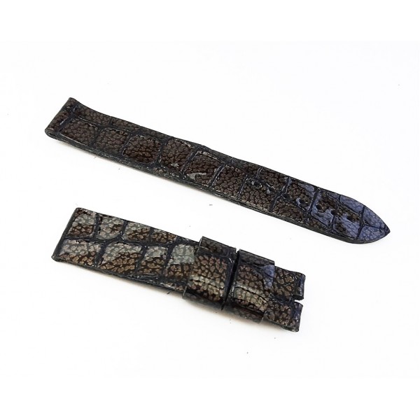 18mm Kordon Krokodil Deri Kordon Handmade Crocodilia Watch Strap Watch Band